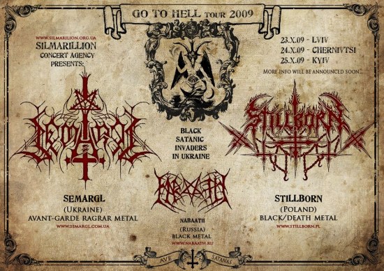 Go to Hell Tour 2009